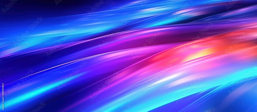 Abstract Colorful Swirling Lines