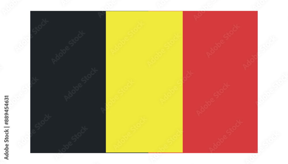 Fototapeta premium Flag of Belgium 
