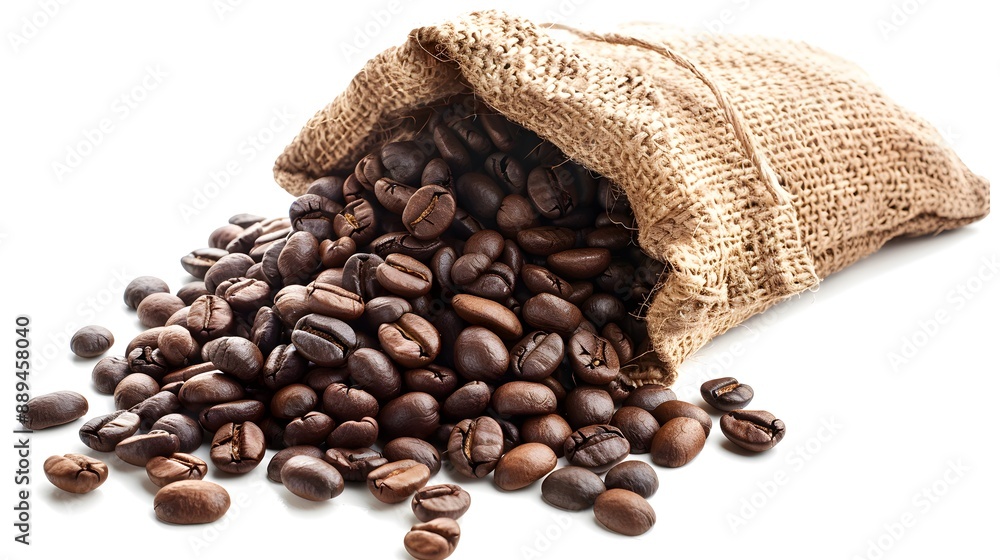 A close-up of premium coffee beans A close-up of premium coffee beans