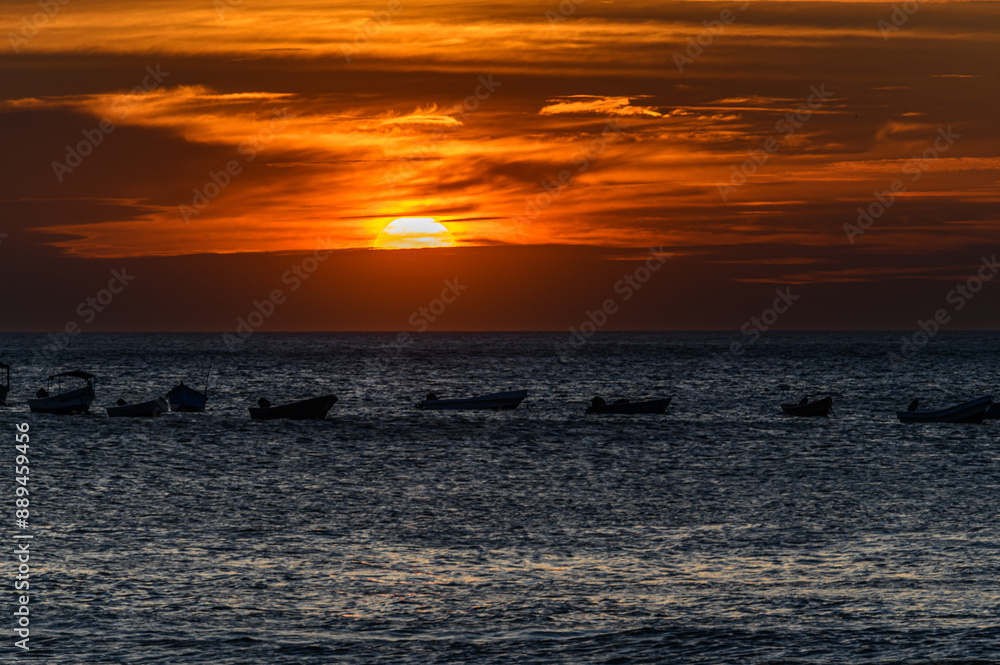 Obraz premium Sonnenuntergang in Tamarindo