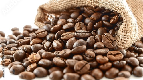 A close-up of premium coffee beans