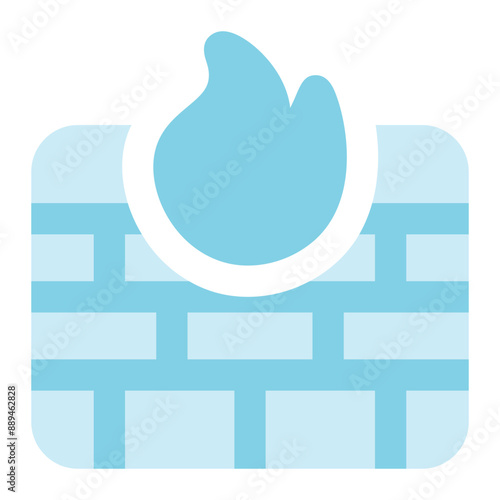 firewall icon for illustration