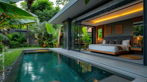 Wallpaper Mural Pool in hotel Torontodigital.ca