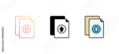 Malicious icon design with white background stock illustration