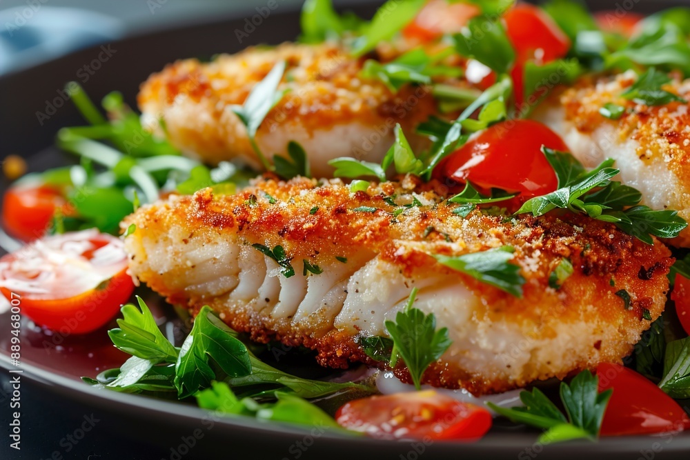 A Freshly cooked dreaded fish filled with partly A Freshly cooked dreaded fish filled with partly