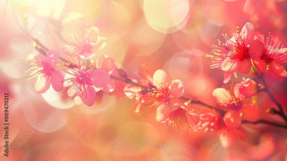 spring soft light red background, glowing design background spring soft light red background, glowing design background