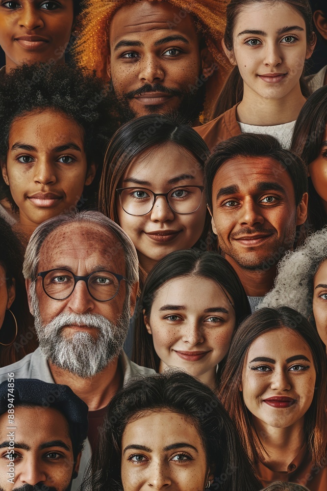 Many happy diverse ethnicity different young and old people Many happy diverse ethnicity different young and old people