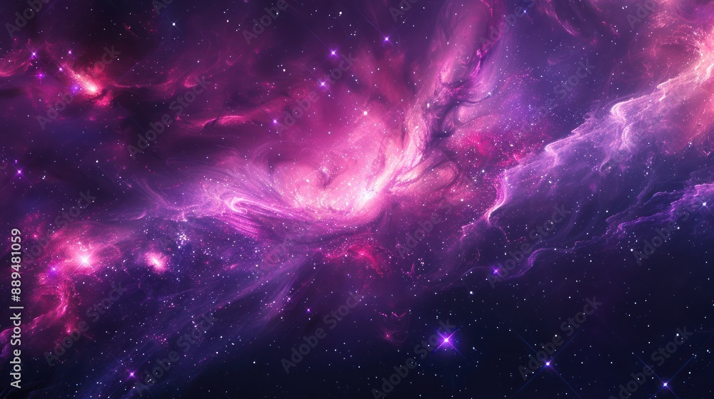 space background with purple nebula and stars space background with purple nebula and stars