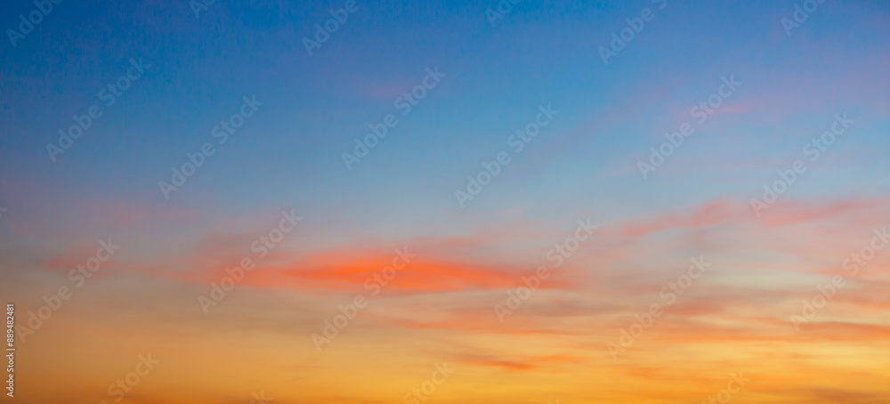 Morning clouds and sky background,Real majestic sunrise sundown sky background with gentle colorful clouds without birds. Panoramic, big size Morning clouds and sky background,Real majestic sunrise sundown sky background with gentle colorful clouds without birds. Panoramic, big size