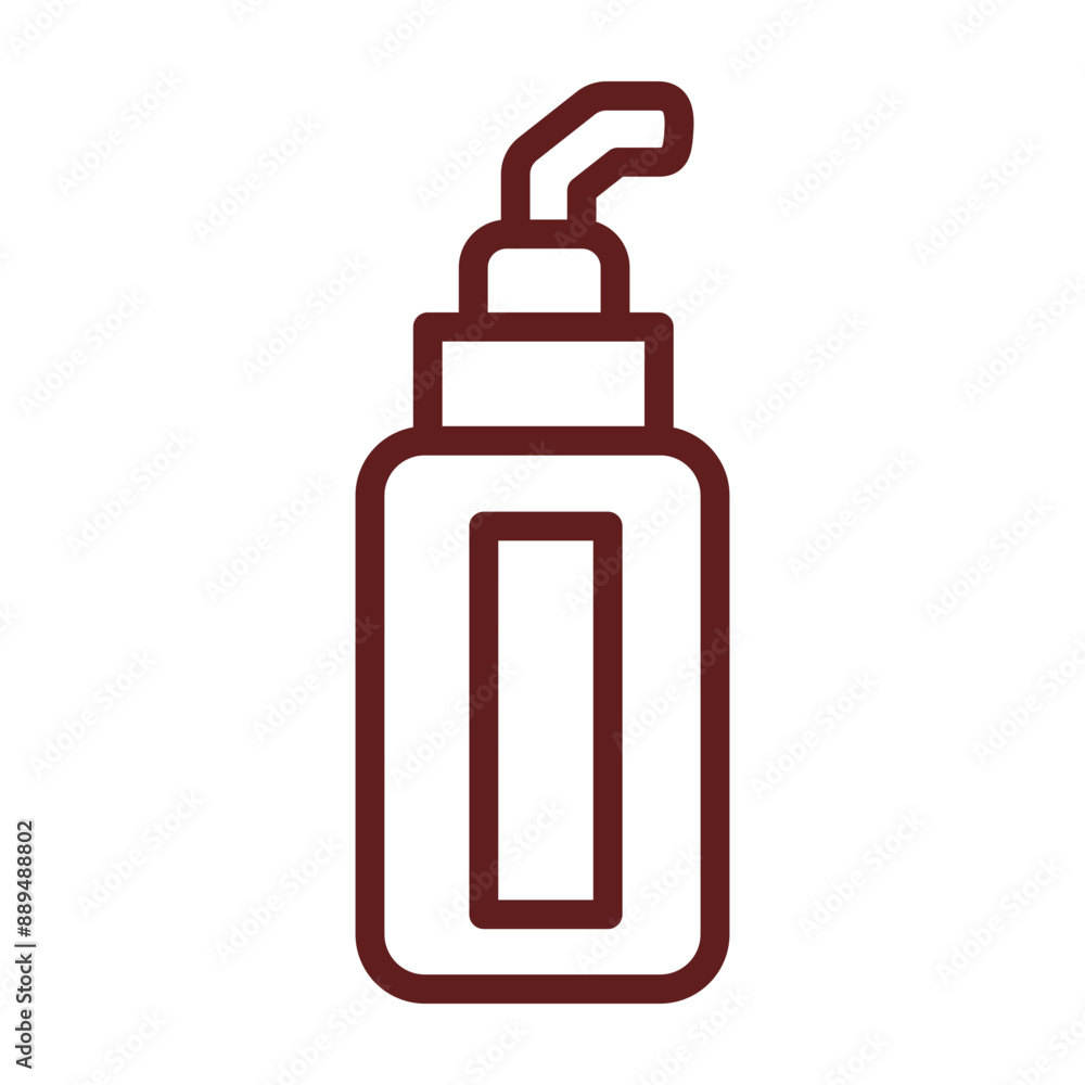Foundation Selection Vector Line Maroon Icon Design Foundation Selection Vector Line Maroon Icon Design
