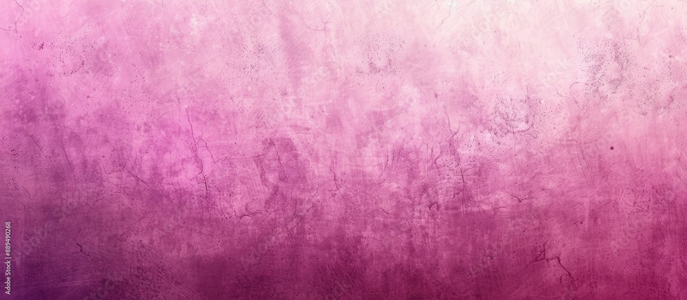 Fototapeta premium Textured background in a gradient rose pink color with copy space image.