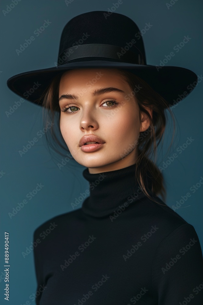 Studio shot of a magnificent young woman in elegant Studio shot of a magnificent young woman in elegant