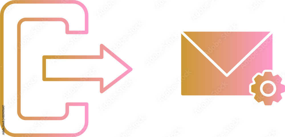 Rejection Of A Letter Vector Icon Rejection Of A Letter Vector Icon