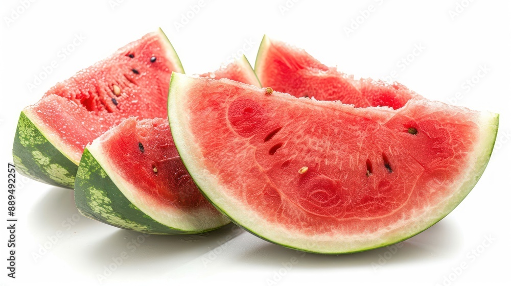 Watermelon on a white background Watermelon on a white background