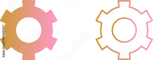 Setting Gear Vector Icon