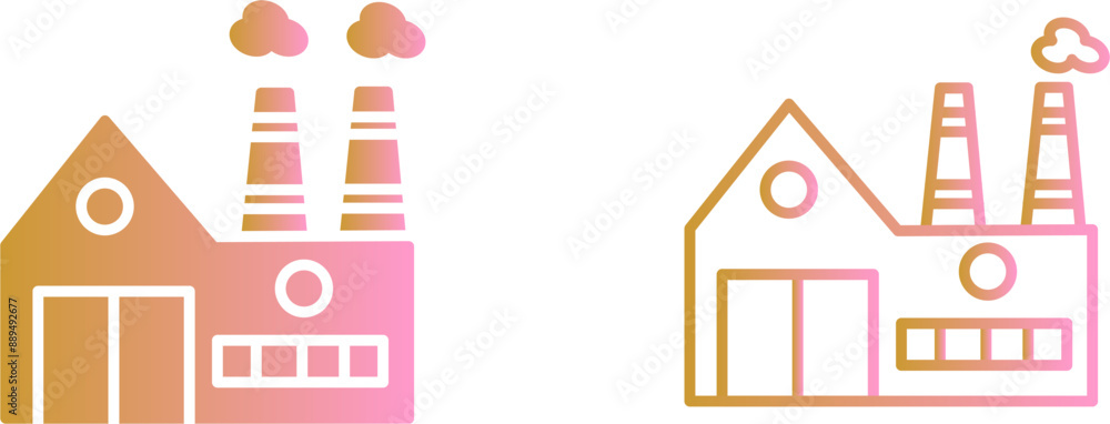 Factory Vector Icon Factory Vector Icon