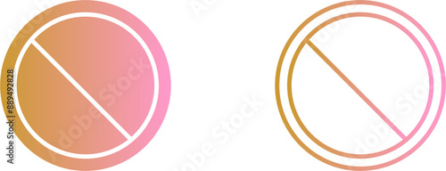 Prohibited Vector Icon