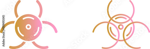Biological Hazard Vector Icon