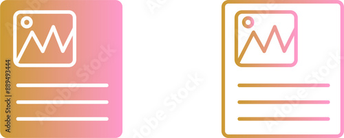 Picture Attachment Vector Icon