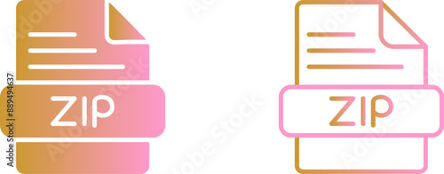ZIP Vector Icon