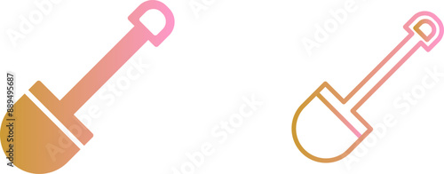 Hand Shovel Vector Icon