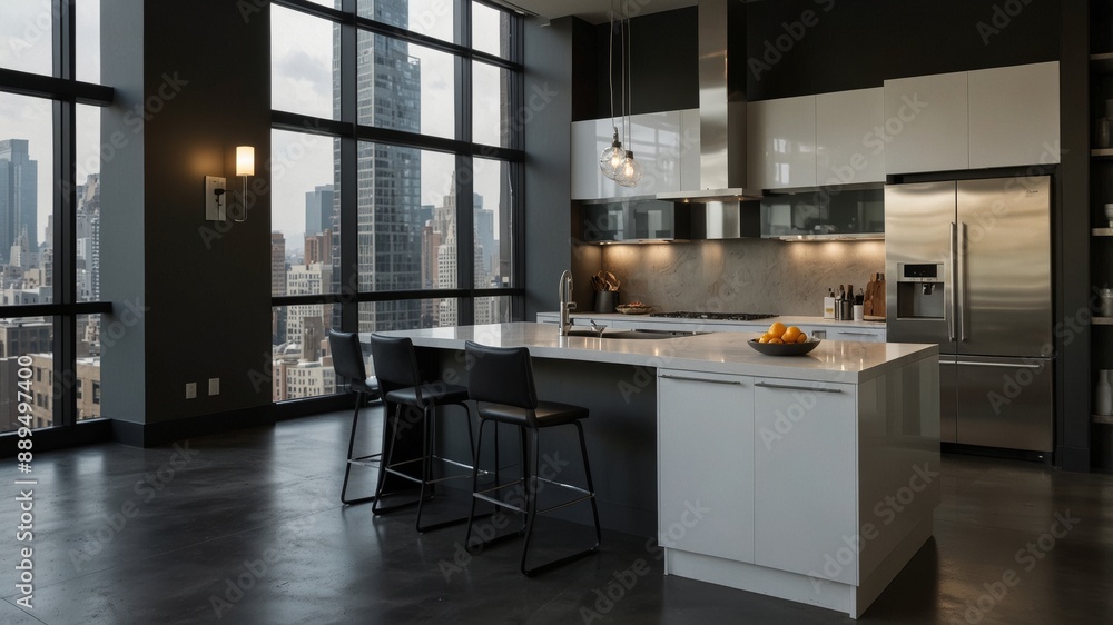 Fototapeta premium Contemporary Urban Kitchen