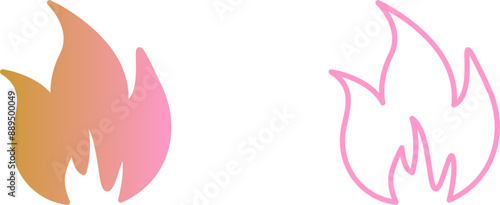 Flame Vector Icon