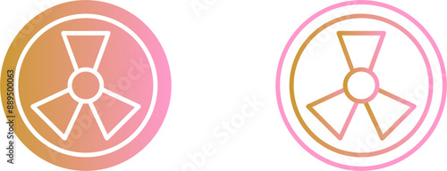 Radiation Vector Icon