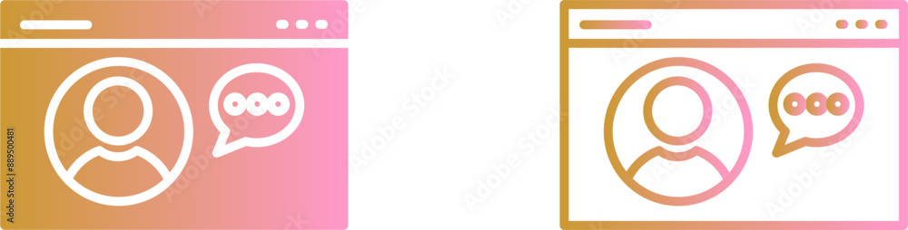Web Support Vector Icon Web Support Vector Icon