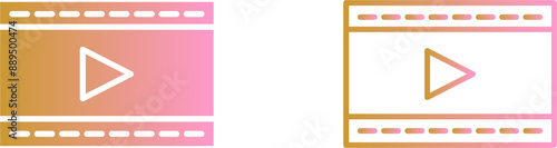 Video and Animation Vector Icon