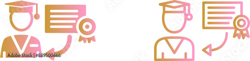 Receiving Degree Vector Icon