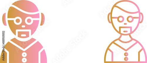 Male Professor Vector Icon
