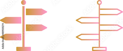 Directions Vector Icon