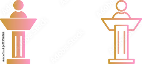 Podium Vector Icon