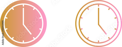 Clock Vector Icon