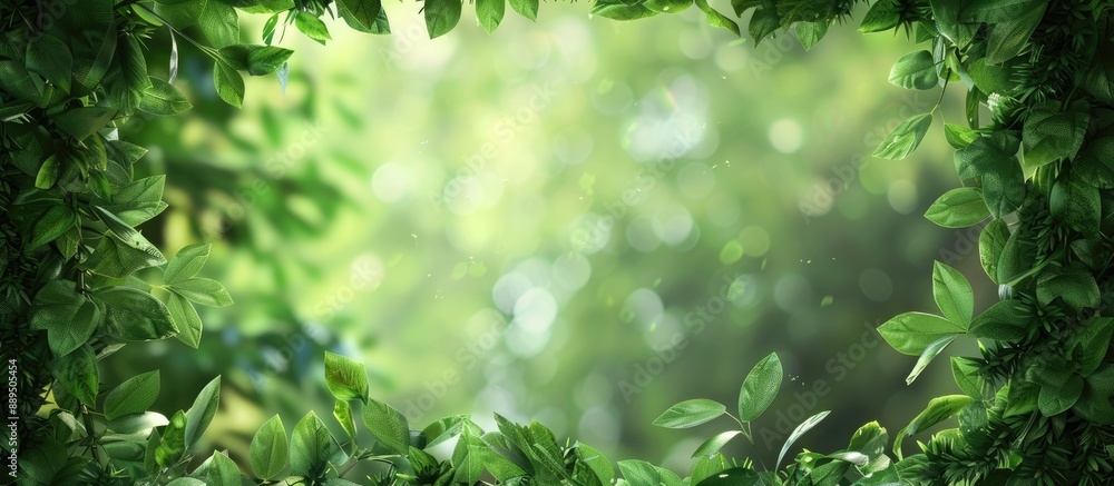 Lush green scenery framed as a possible background or wallpaper with empty space for text or graphics. image with copy space Lush green scenery framed as a possible background or wallpaper with empty space for text or graphics. image with copy space