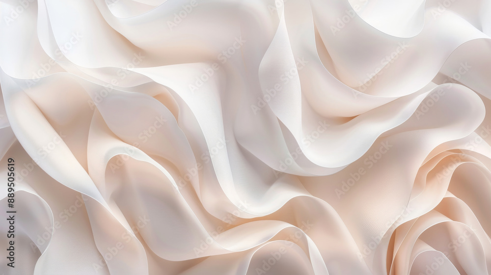 Obraz premium Abstract background wavy soft textured fabric