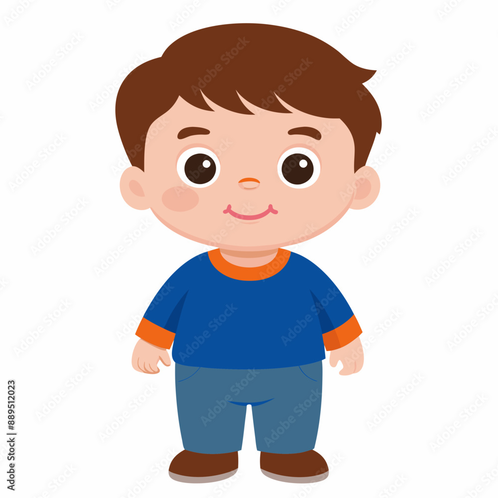 happy cute little girl vector illustration happy cute little girl vector illustration