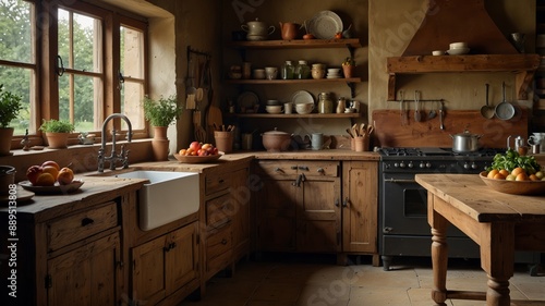 Rustic Country Kitchen © Halloway