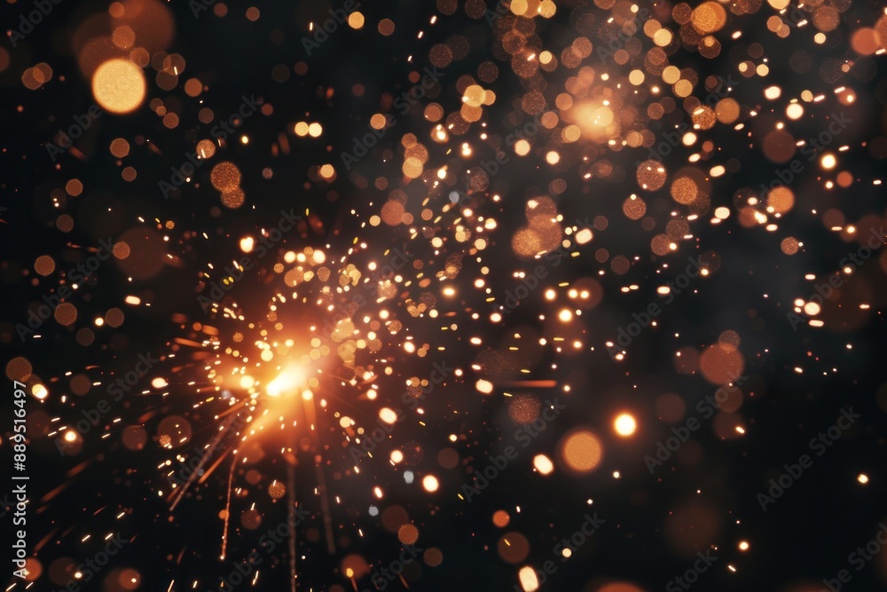 Sparkling Celebration: Festive Lights in the Night Sparkling Celebration: Festive Lights in the Night