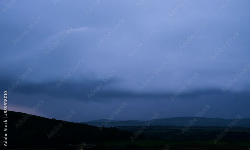 Time-lapse view of intense Lightning Storm Erupting all around that evoke a feeling of terror Time-lapse view of intense Lightning Storm Erupting all around that evoke a feeling of terror