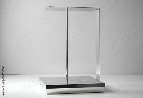 metallic texture podium for product display