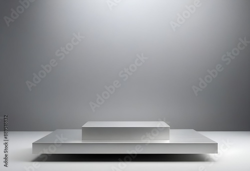 metallic texture podium for product display