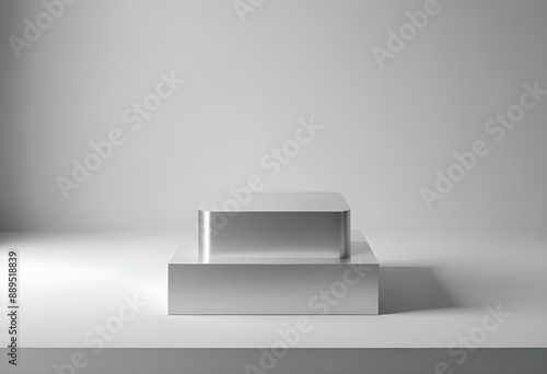 metallic texture podium for product display
