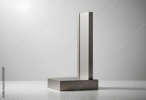 metallic texture podium for product display