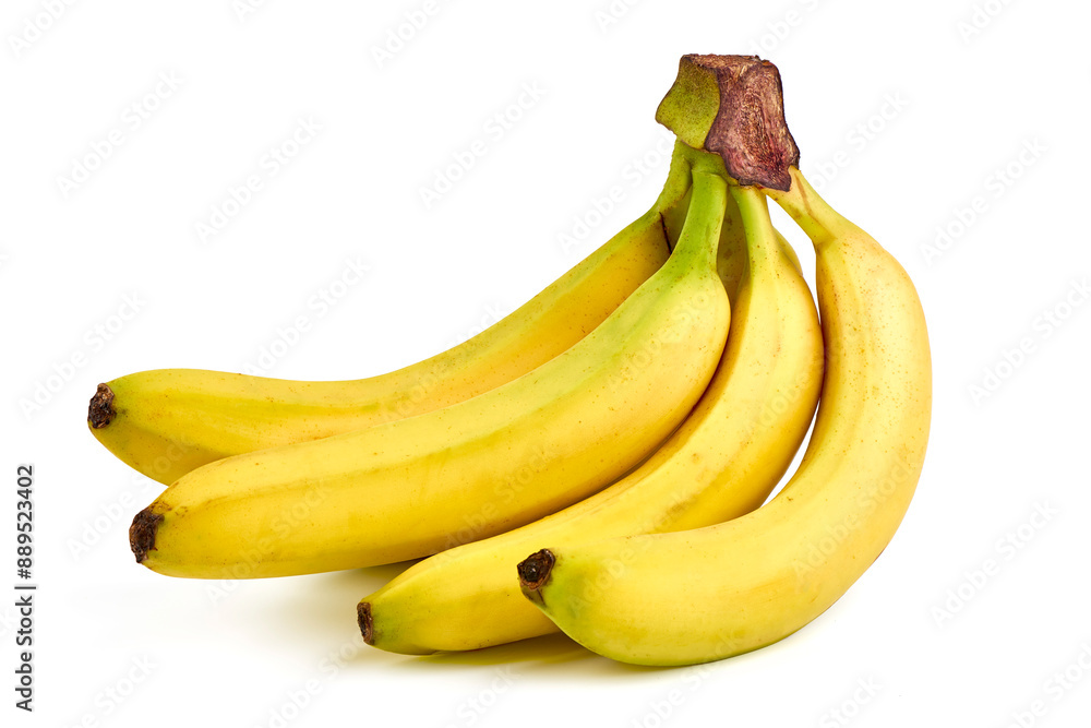 Bunch of ripe bananas isolated on white background. Bunch of ripe bananas isolated on white background.