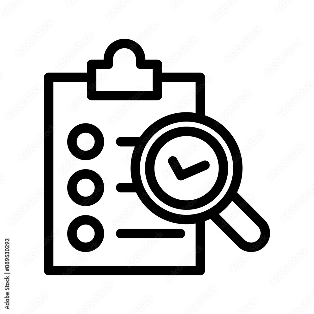 1 checking line icon illustration vector graphic 1 checking line icon illustration vector graphic