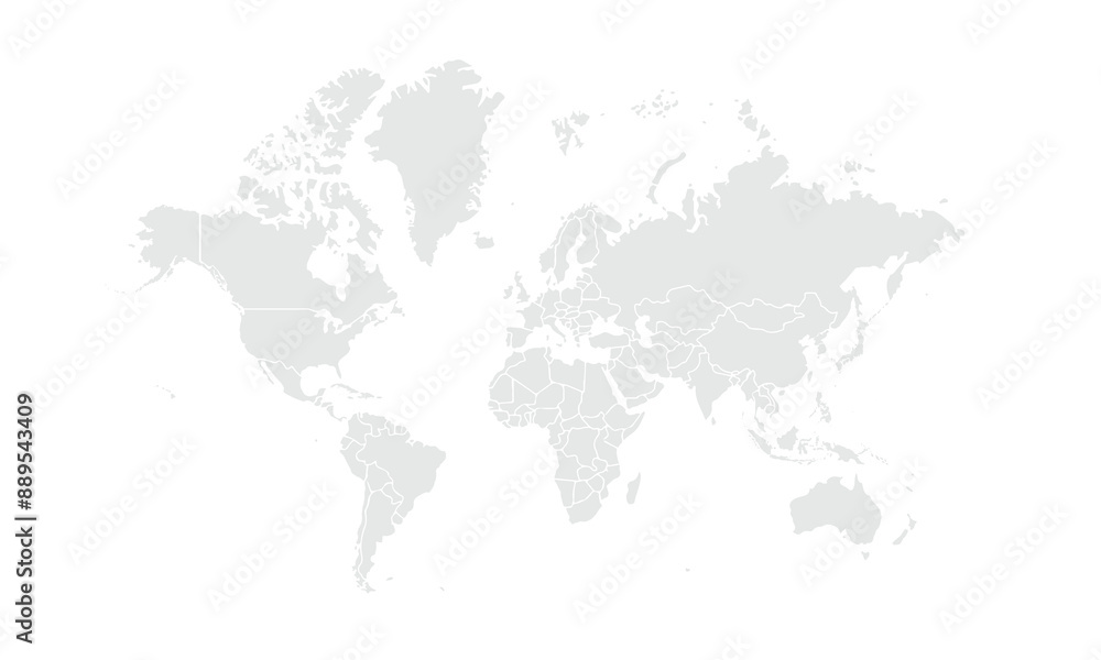 World map Grayscale,isolated on white background for website layouts,background,education, precise,customizable,Travel worldwide,map silhouette backdrop,earth geography, political,reports. World map Grayscale,isolated on white background for website layouts,background,education, precise,customizable,Travel worldwide,map silhouette backdrop,earth geography, political,reports.