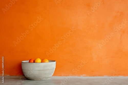 Orange concreate and cement wall to present product and background photo