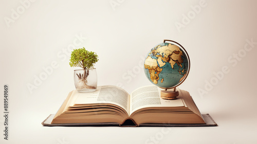 World Teachers Day Globe Book Open © vista